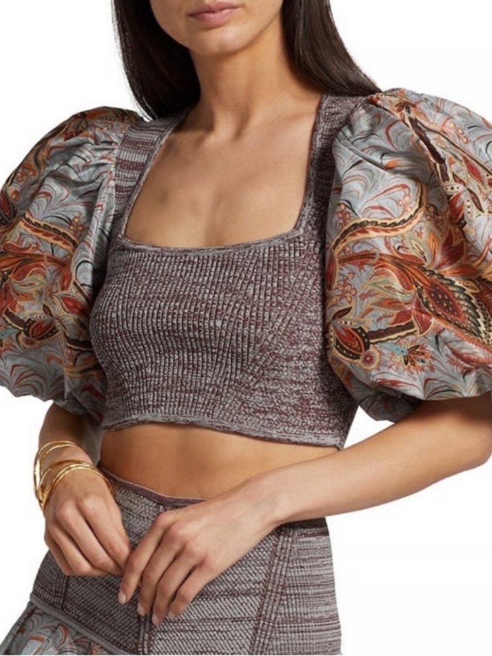 Ulla Johnson Iva Puff Sleeve Top
